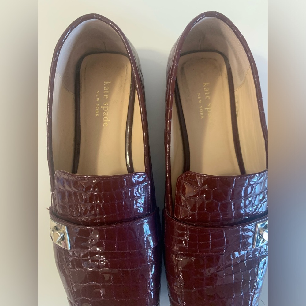 Kate Spade Darien Loafers sz. 9 | Wine Red /Burgundy
